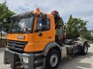MERCEDES BENZ AXOR 1829 4X2 Hákový nosič kontejnerů s hydraulickou rukou na dálkové ovládání