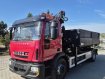 IVECO EUROCARGO 190EL25 4x2 hákový nosič kontejnerů s hydraulickou rukou
